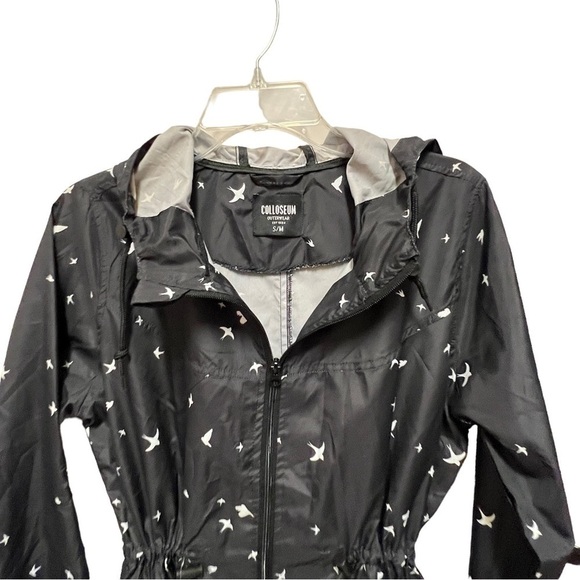 Colloseum Outerwear Women’s Black & White Jacket with Hood, Size Small - Picture 7 of 17